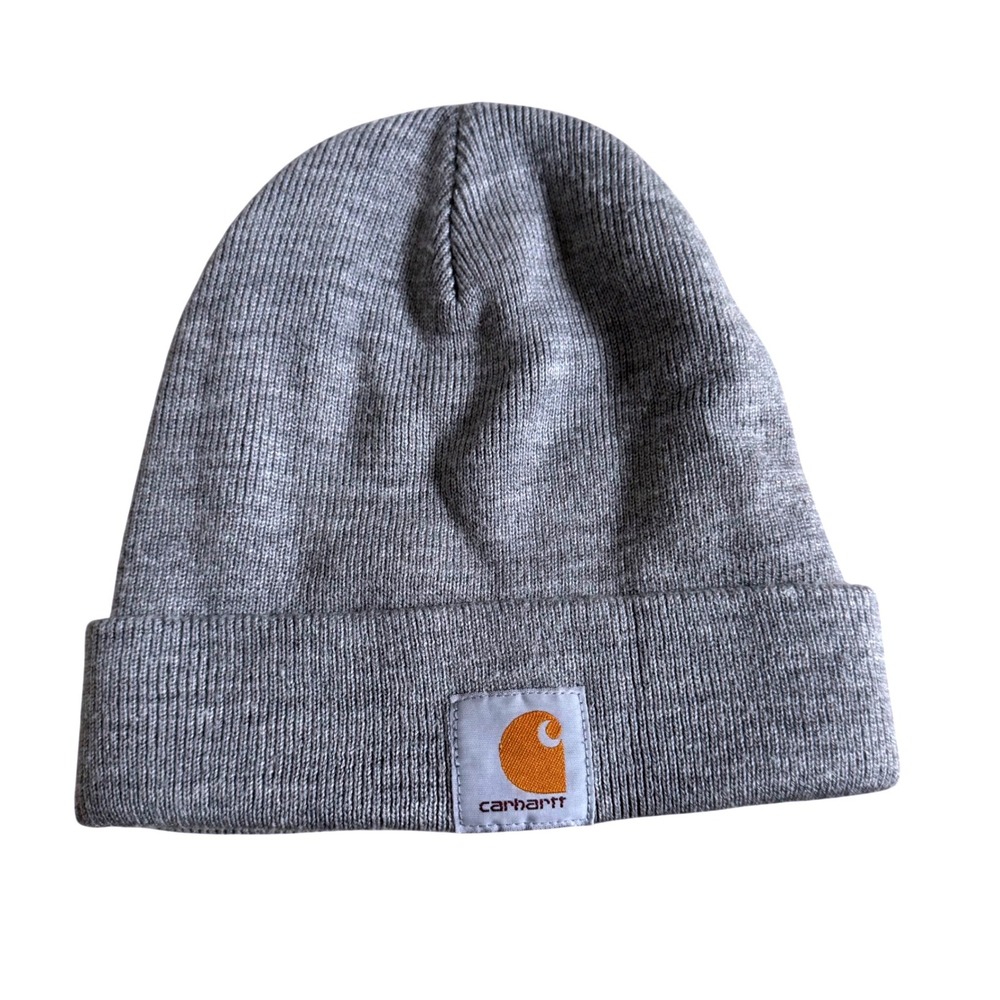 Carhartt A18 HGY Heather Gray Acrylic Watch Hat Beanie One Size Fits All